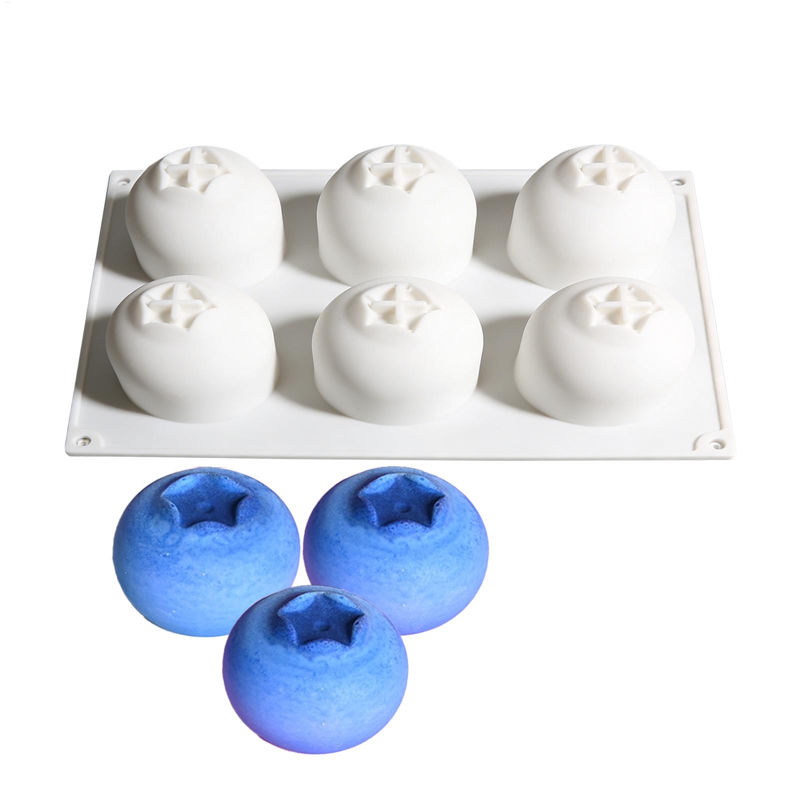 Kitchen Baking Items - 6 Cavity Blueberry Mousse Cake Baking