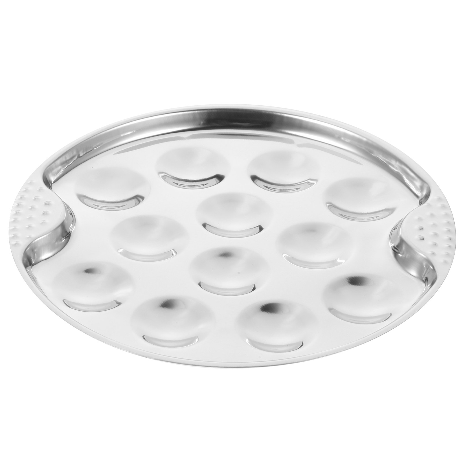 Kitchen Baking Dishes - Stainless Steel 12 Slots Escargot Baking