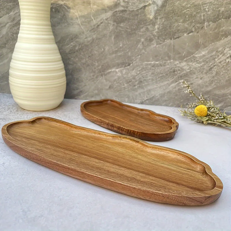 Kitchen Baking Dishes - Japanese Style Wooden Tea Coffee Tray