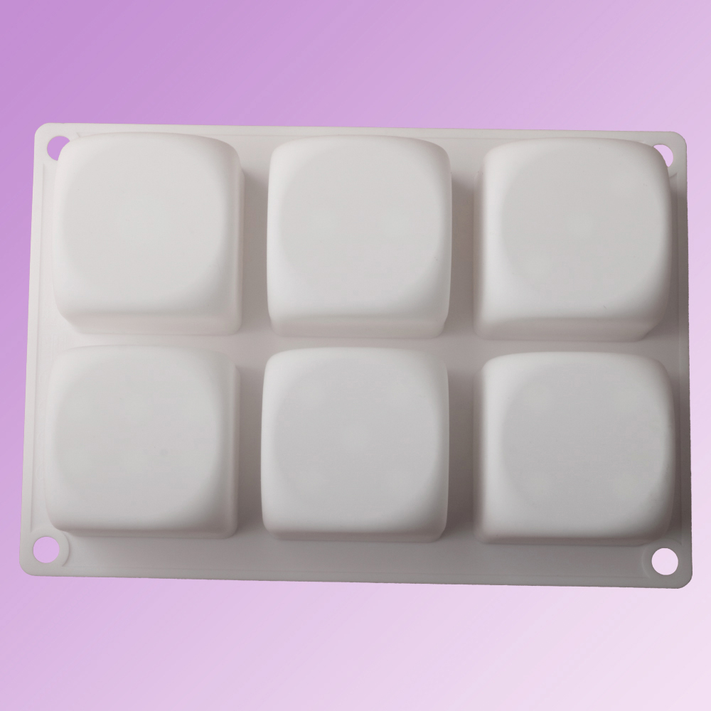 6-Cell Cube Mousse Cake Mould  - Kitchen Baking Items ulasan dan harga