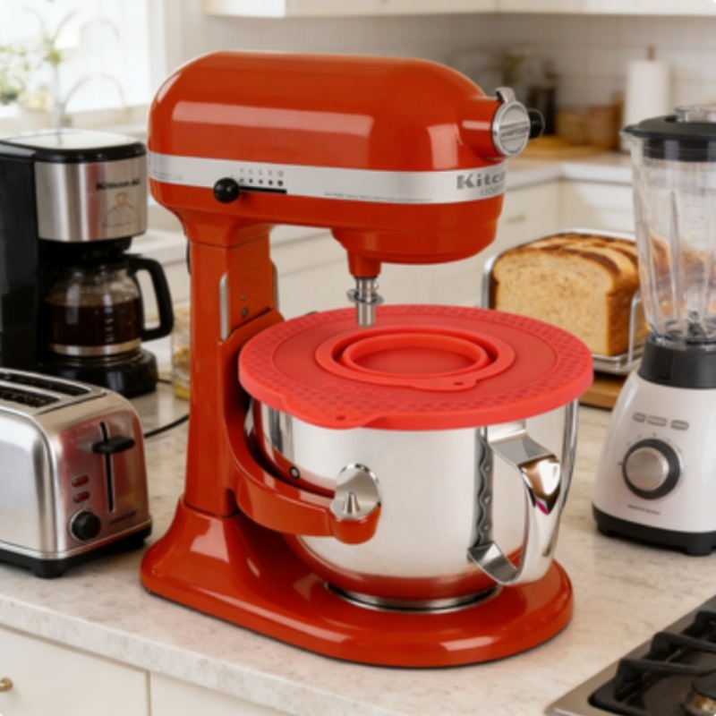 Silicone Mixer Bowl Cover Comp - Kitchen Aid Baking Lid ulasan dan harga