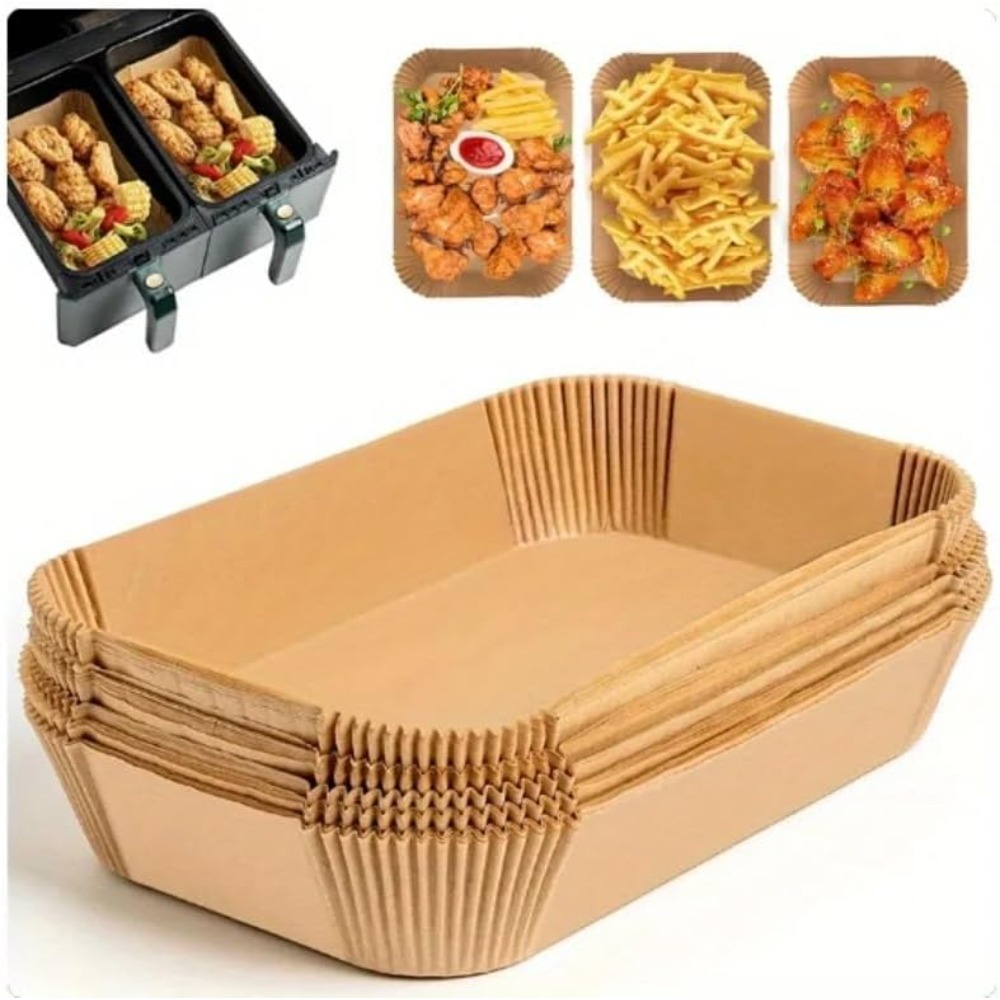 50/100pcs Disposable Air Fryer - Kitchen Paper For Baking ulasan dan harga