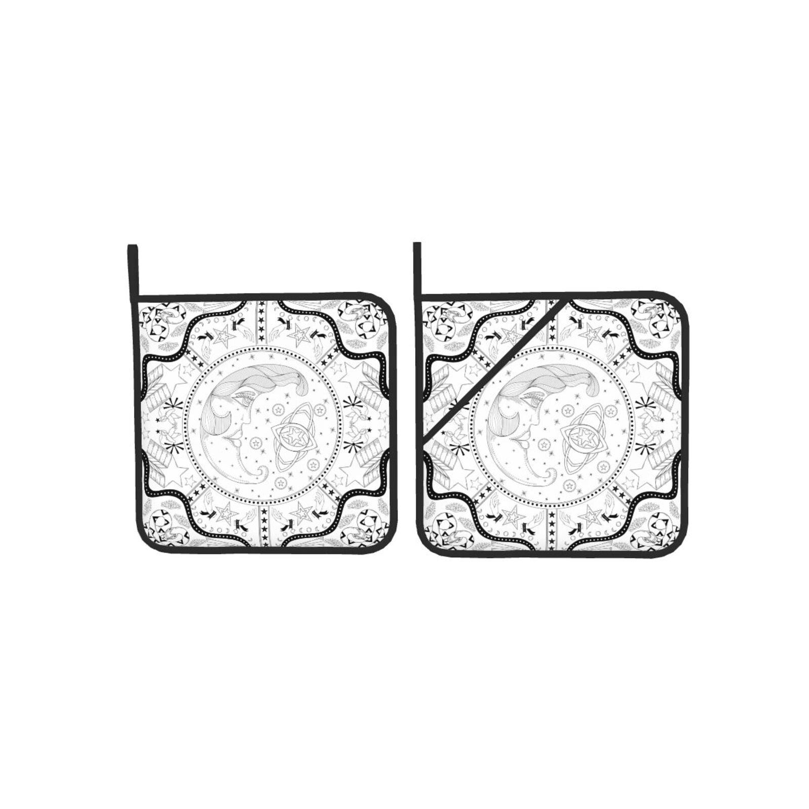 Fantasism Pot Holders Set of 2 - Kitchen Baking Dishes ulasan dan harga