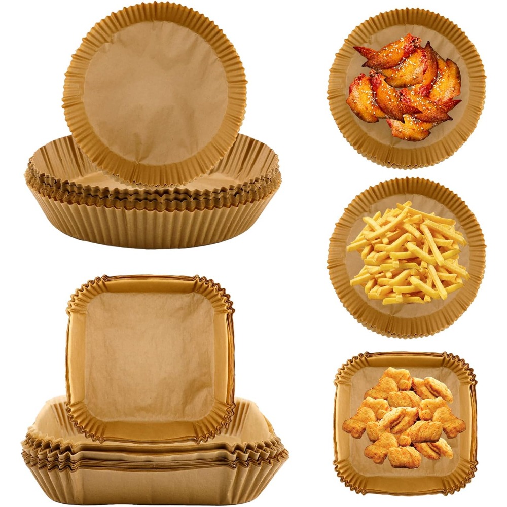 50/100pcs Air Fryer Disposable - Kitchen Paper For Baking ulasan dan harga