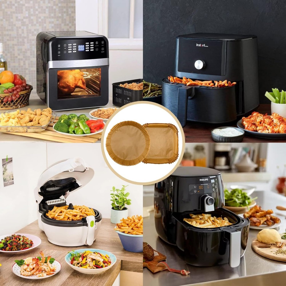 50/100pcs Air Fryer Disposable - Kitchen Paper For Baking ulasan dan harga