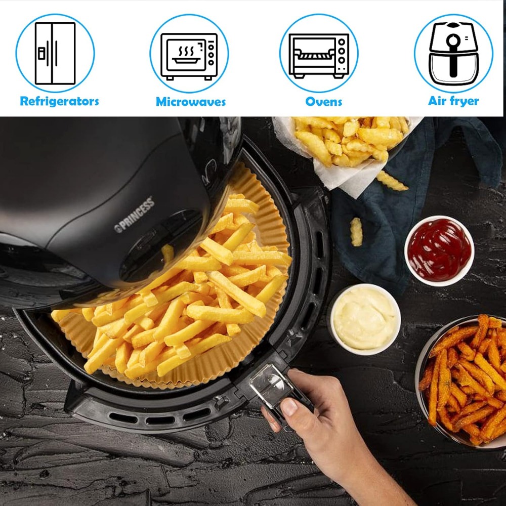 50/100pcs Air Fryer Disposable - Kitchen Paper For Baking ulasan dan harga