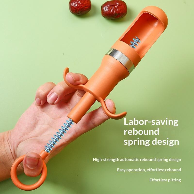 One-Second Cherry Pitter Stain - Kitchen Baking Gadgets ulasan dan harga