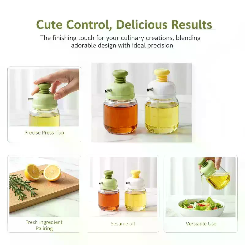 Glass Oil Dispenser Press Type - Kitchen Baking Torch ulasan dan harga