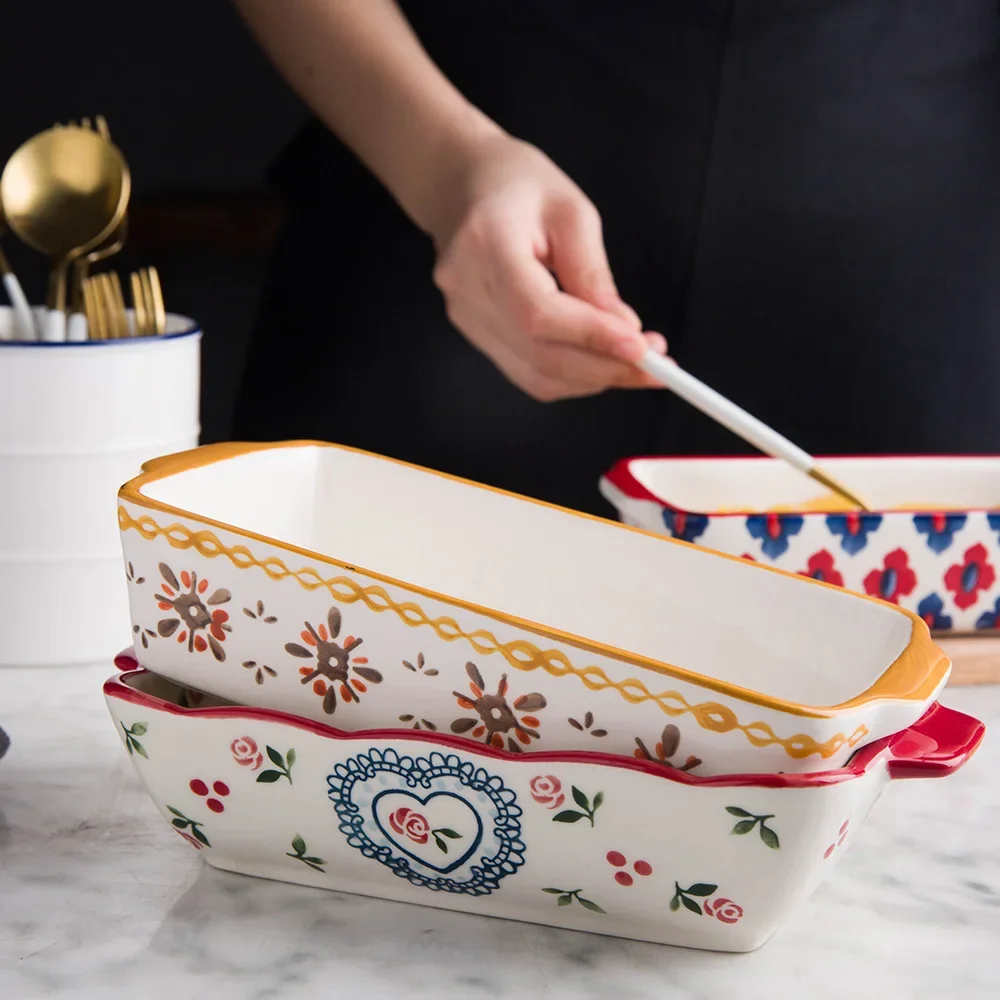 Ceramic Baking Dish Roasting L - Kitchen Baking Dishes ulasan dan harga