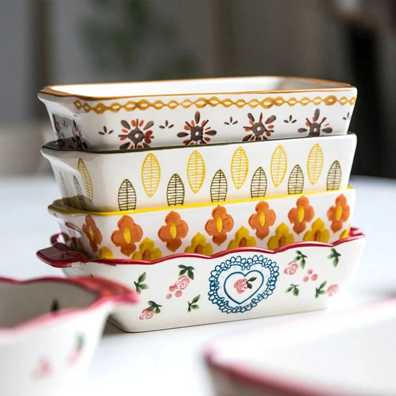 Ceramic Baking Dish Roasting L - Kitchen Baking Dishes ulasan dan harga