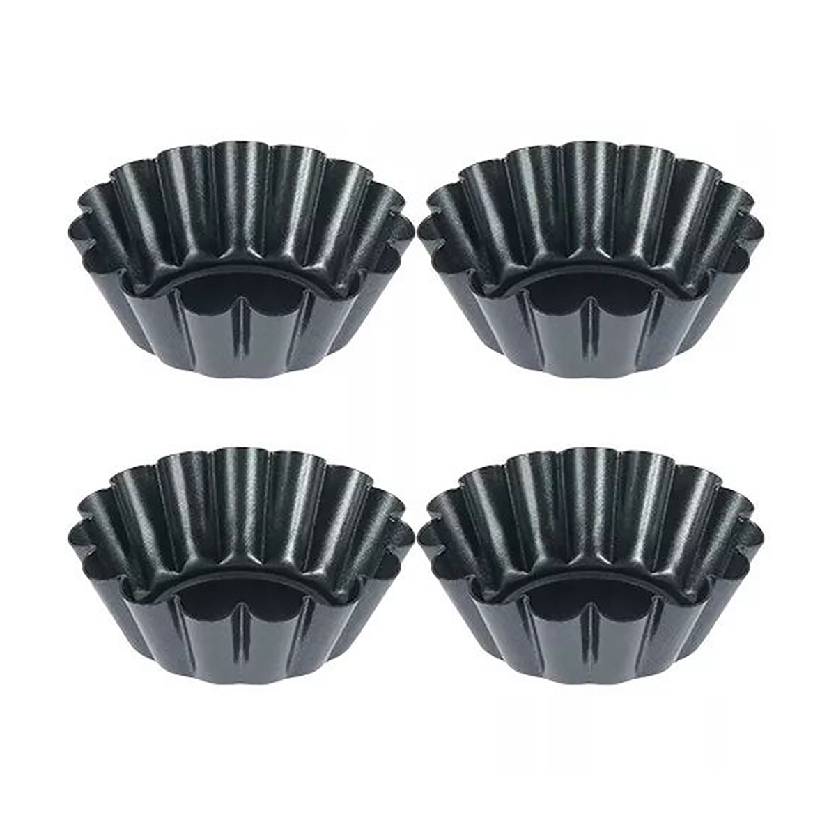 4PCS Mini Round Nonstick Tart  - Muffin Tin Nonstick ulasan dan harga
