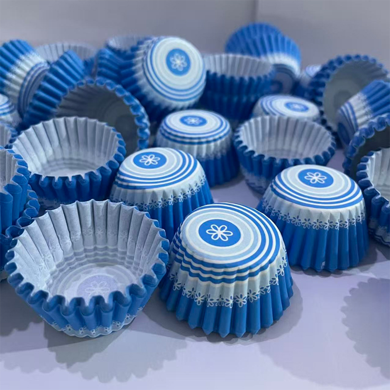 200Pcs/500Pcs/1000Pcs Blue Flo - Kitchen Paper For Baking ulasan dan harga