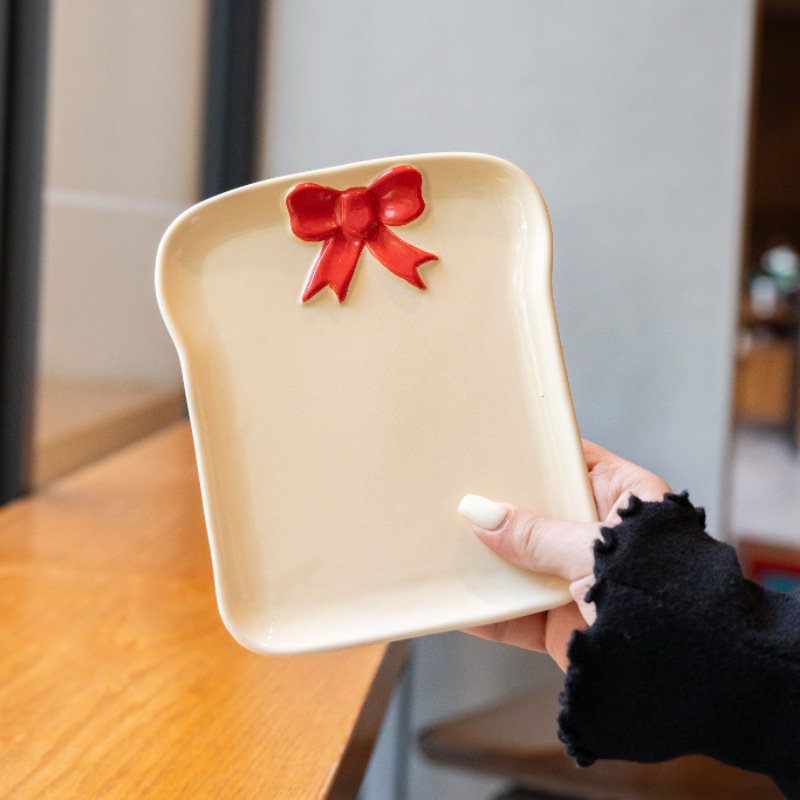 Exquisite Bow Shaped Sauce Cer - Kitchen Baking Dishes ulasan dan harga