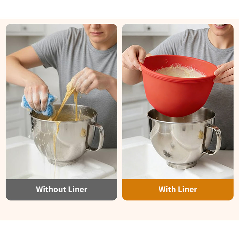 Silicone Bowl With Lids for Ki - Kitchen Aid Baking Lid ulasan dan harga