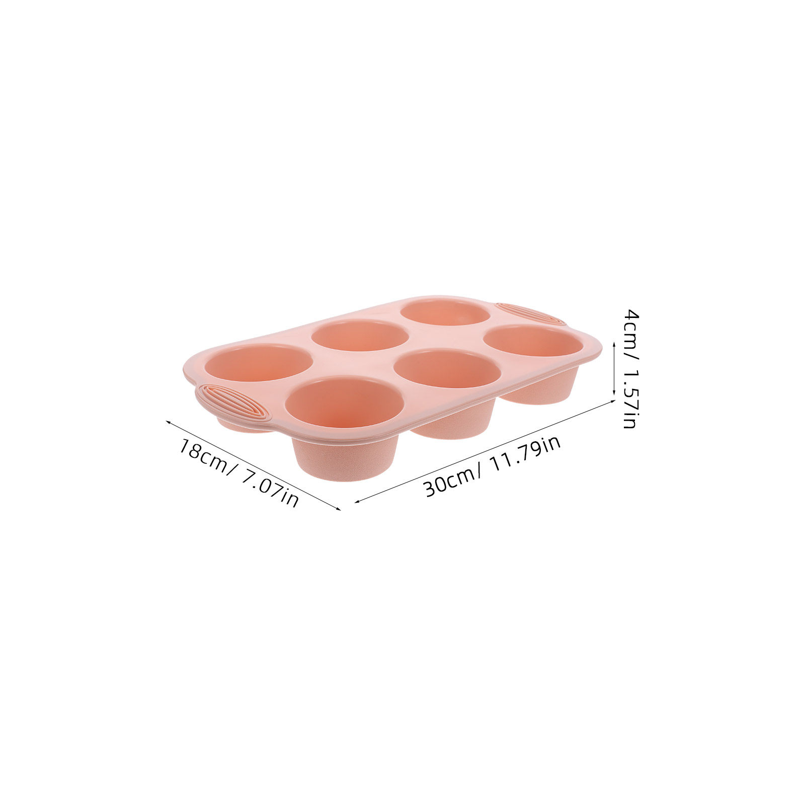 6 Cup Silicone Cake Mold Nonst - Muffin Tin Nonstick ulasan dan harga