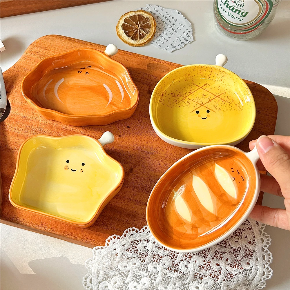 Creative Bread Shaped Ceramic  - Kitchen Baking Dishes ulasan dan harga