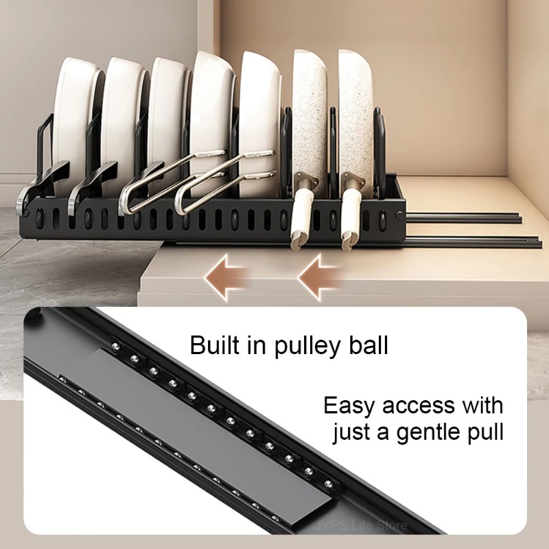 Hot SaleMultifunctional Pull-o - Kitchen Baking Pan Organizer ulasan dan harga