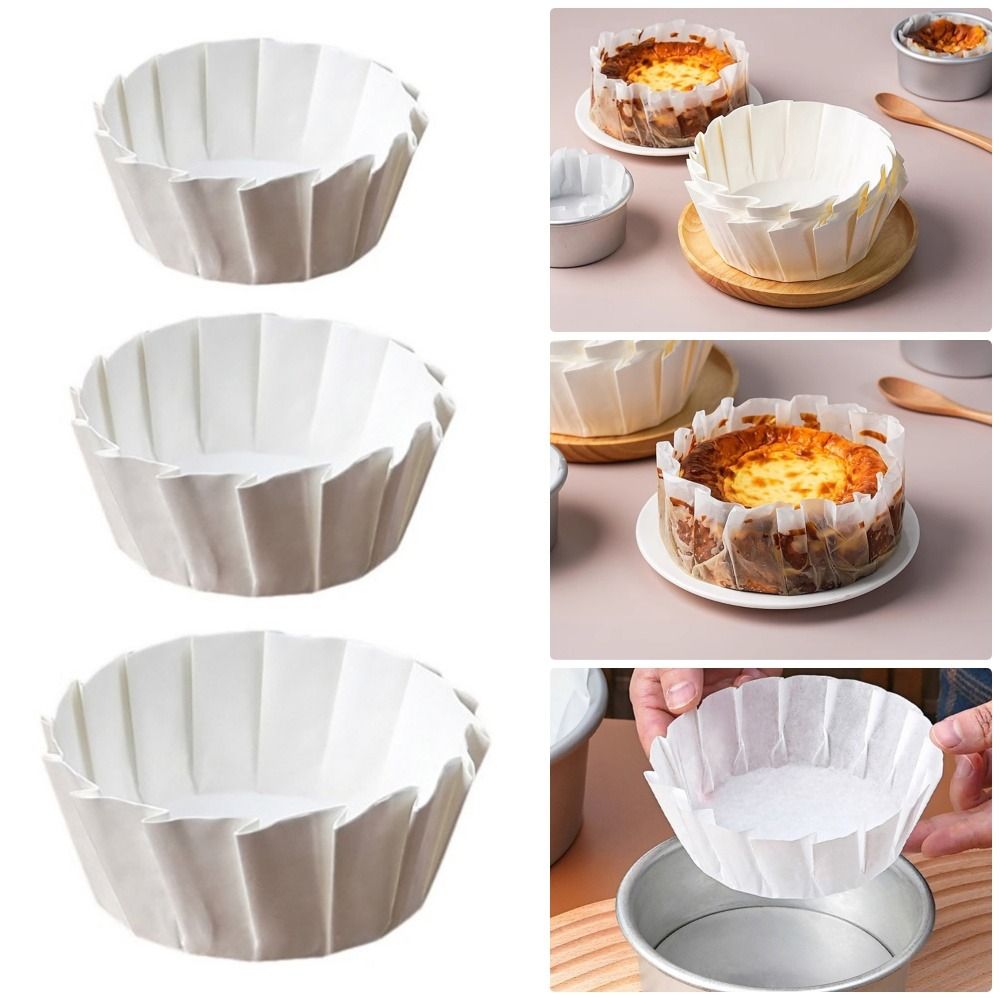 4/6/8inch Foldless Cupcake Lin - Kitchen Paper For Baking ulasan dan harga