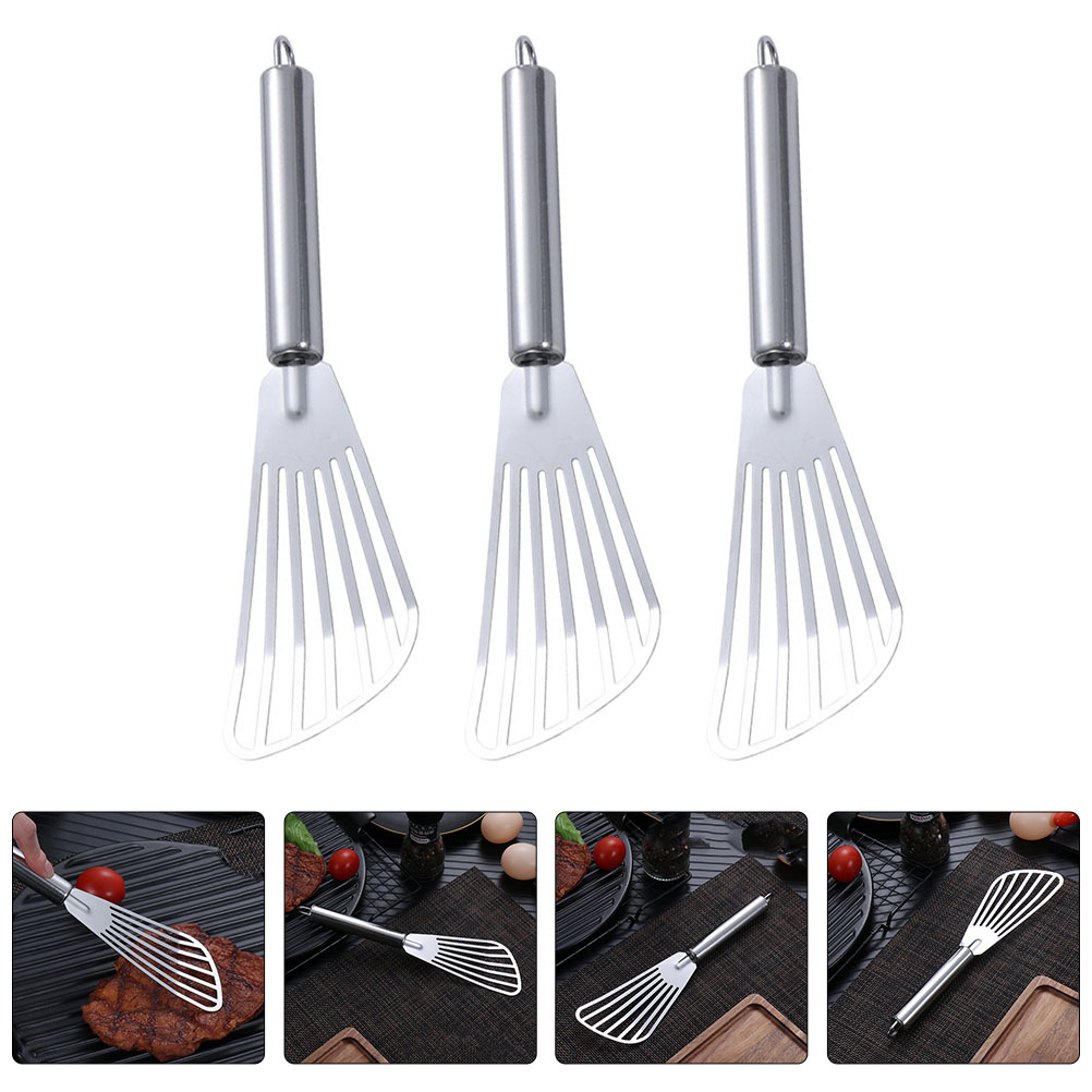 3pcs Stainless Steel Spatula F - Kitchen Baking Gadgets ulasan dan harga
