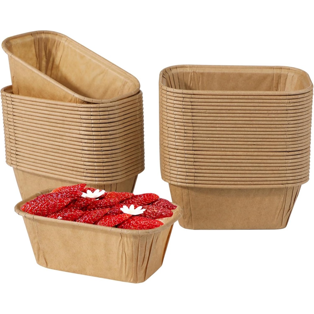 50pcs Disposable Cake Moulds,  - Kitchen Baking Dishes ulasan dan harga