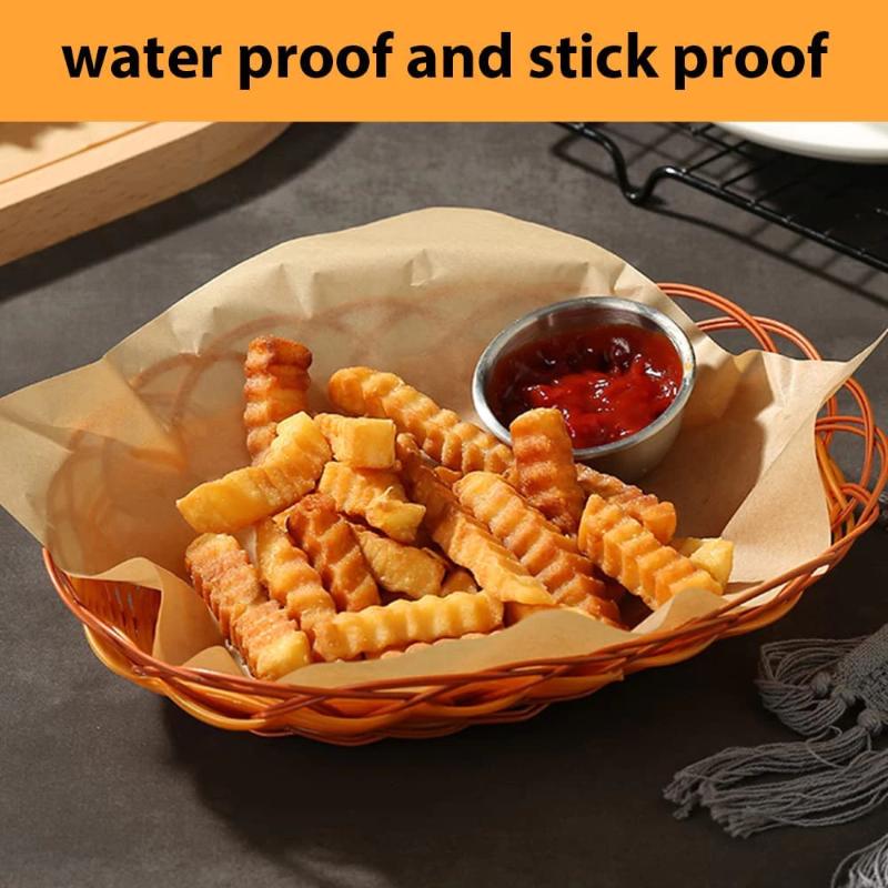 【MA】100pcs Kraft Parchment Pap - Kitchen Paper For Baking ulasan dan harga