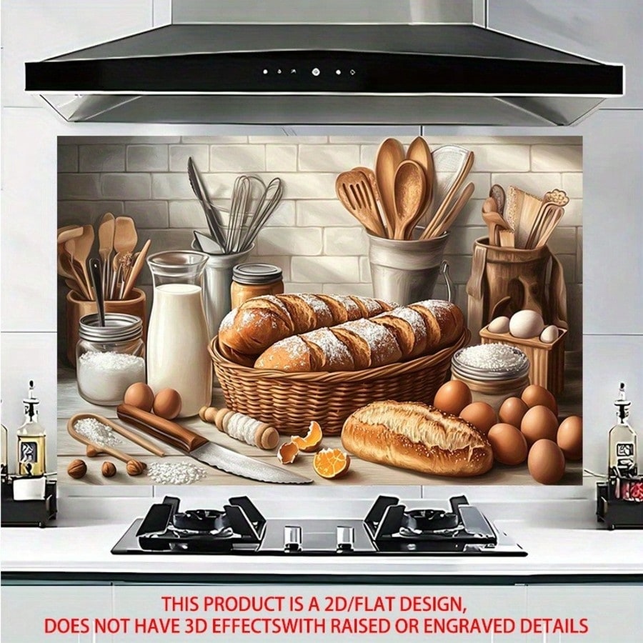 2D Self Adhesive PVC Wall Deca - Kitchen Baking Wall Art ulasan dan harga