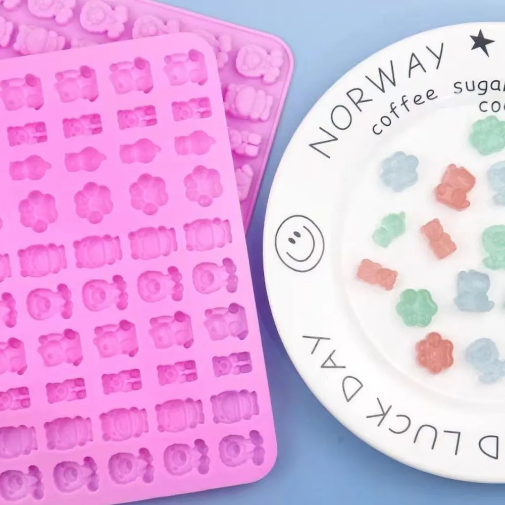 5Pcs Candy Silicone Moulds wit - Kitchen Baking Items ulasan dan harga