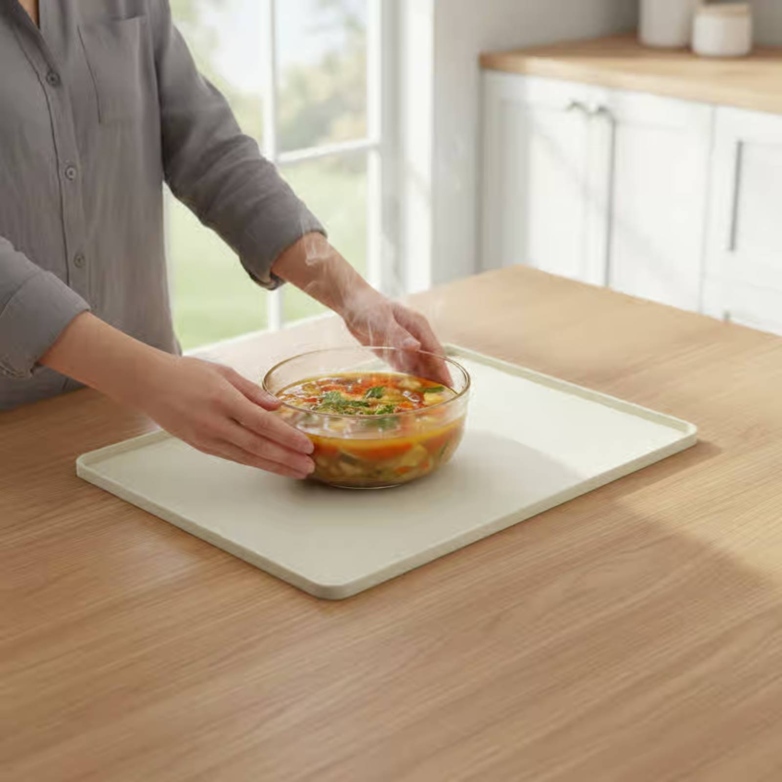 Silicone Microwave Top Mat Fle - Kitchen Accessories For Baking ulasan dan harga