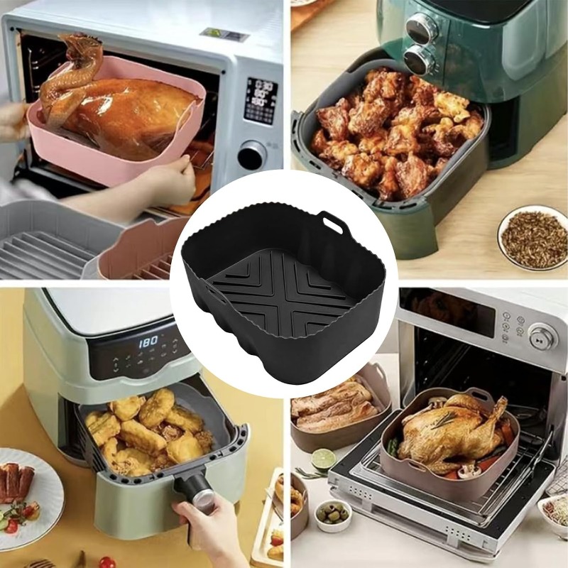 Reusable Silicone Air Fryer Li - Kitchen Baking Cooking ulasan dan harga